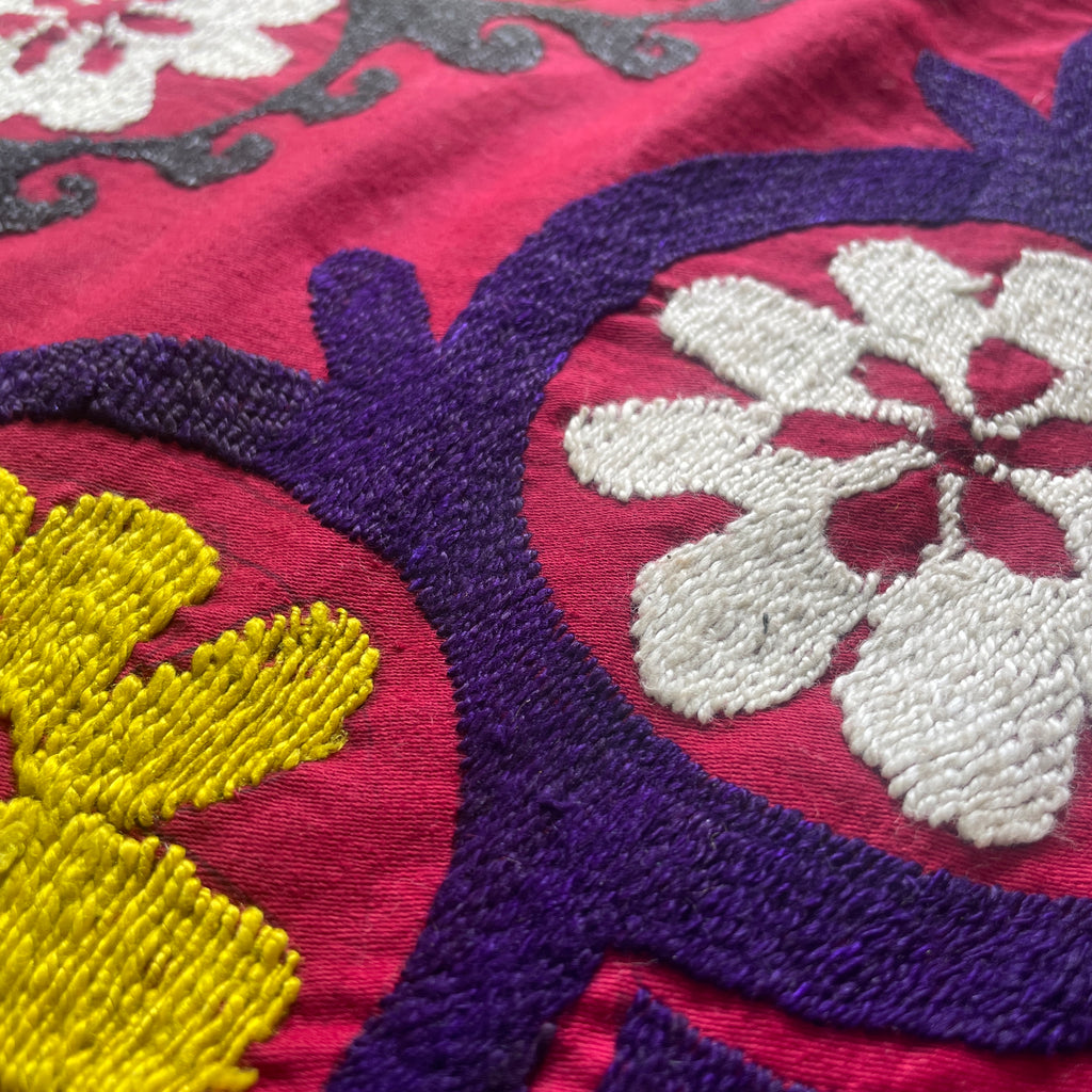 Uzbek Suzani Bed Throw