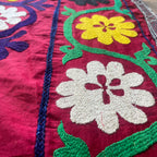 Uzbek Suzani Bed Throw