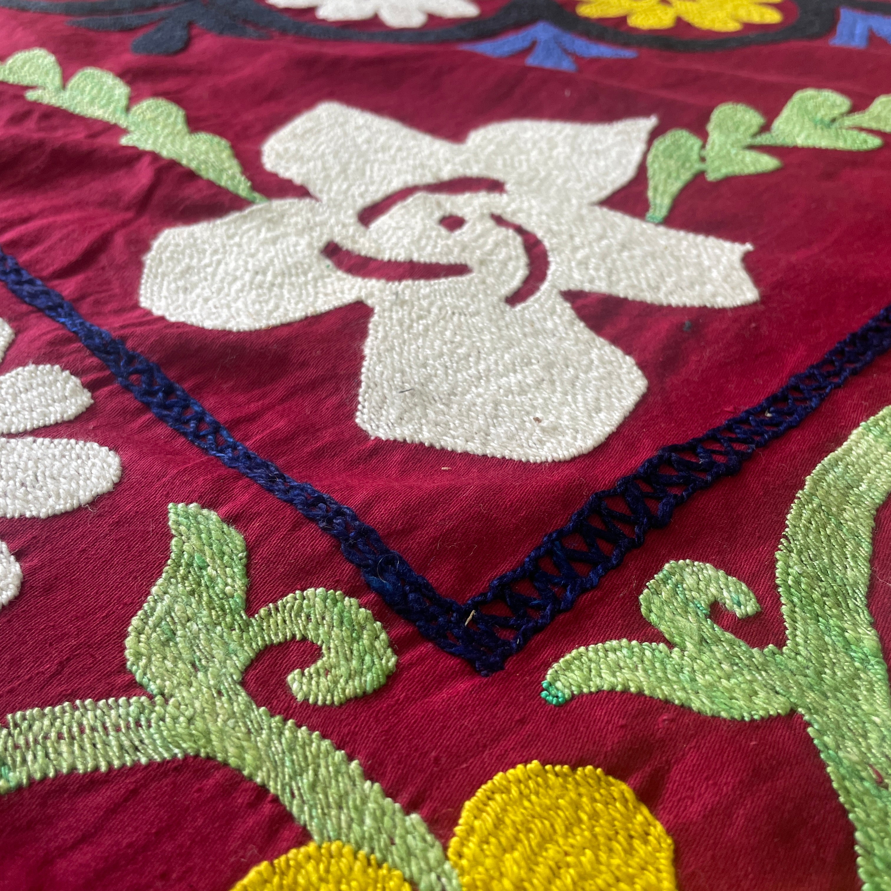 Uzbek Suzani Bed Throw