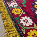 Uzbek Suzani Bed Throw