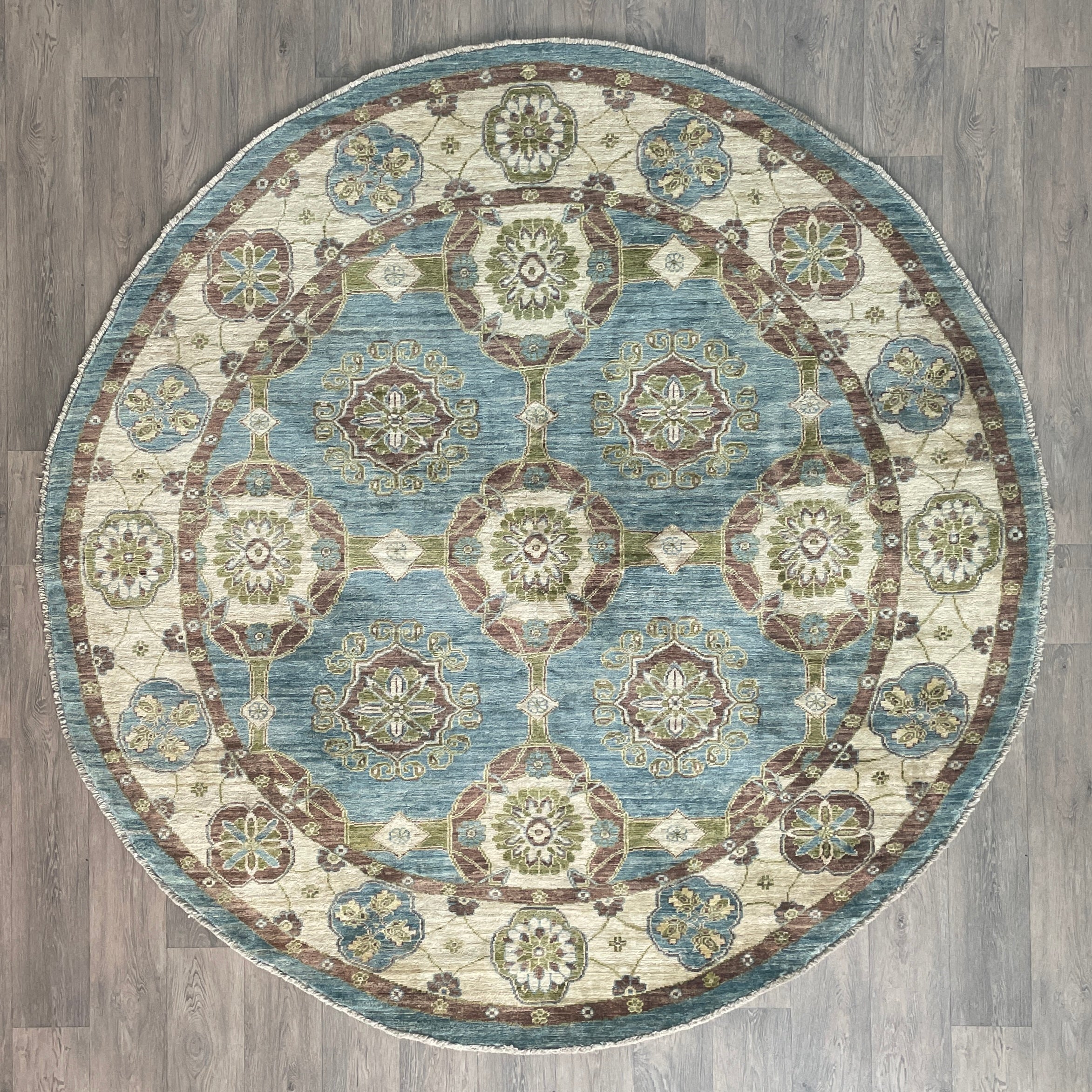 Afghan Ziegler Round Rug