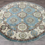 Afghan Ziegler Round Rug