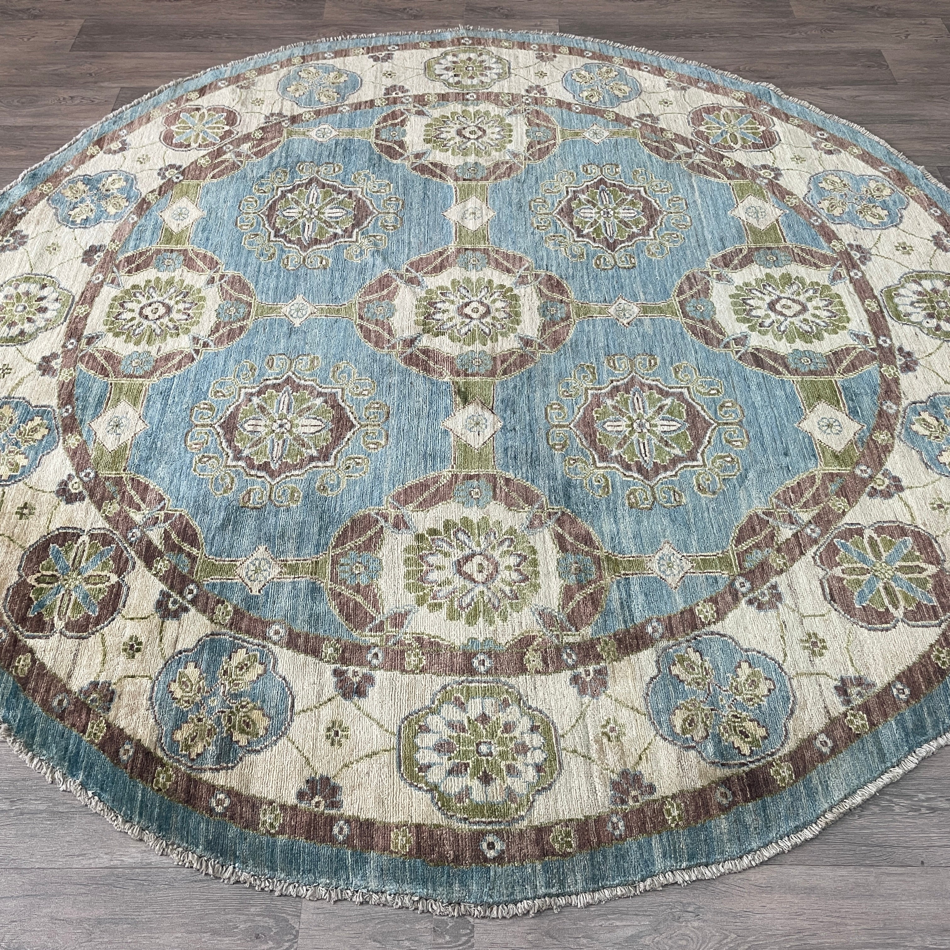 Afghan Ziegler Round Rug