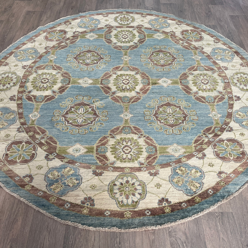 Afghan Ziegler Round Rug