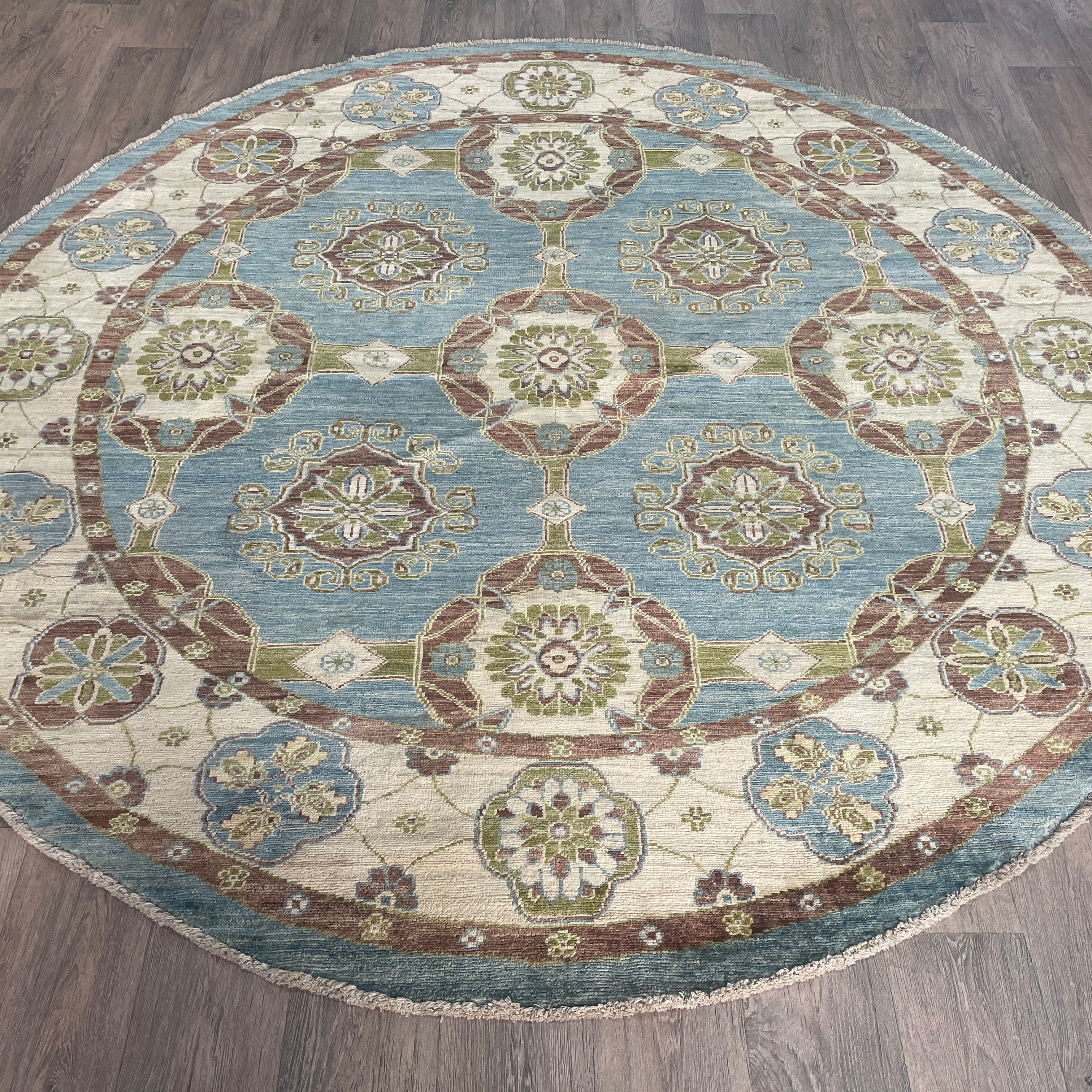 Afghan Ziegler Round Rug