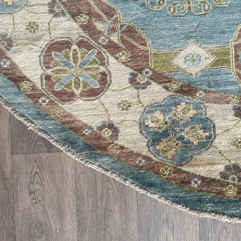 Afghan Ziegler Round Rug