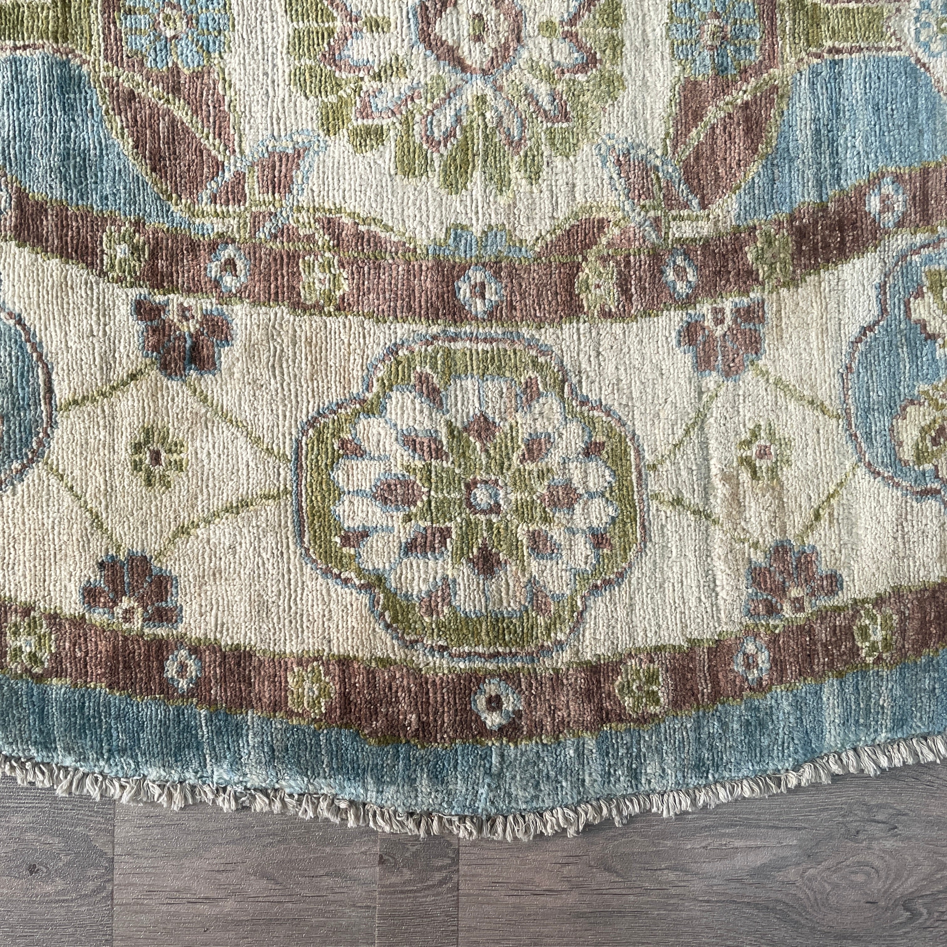 Afghan Ziegler Round Rug