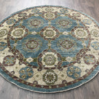 Afghan Ziegler Round Rug