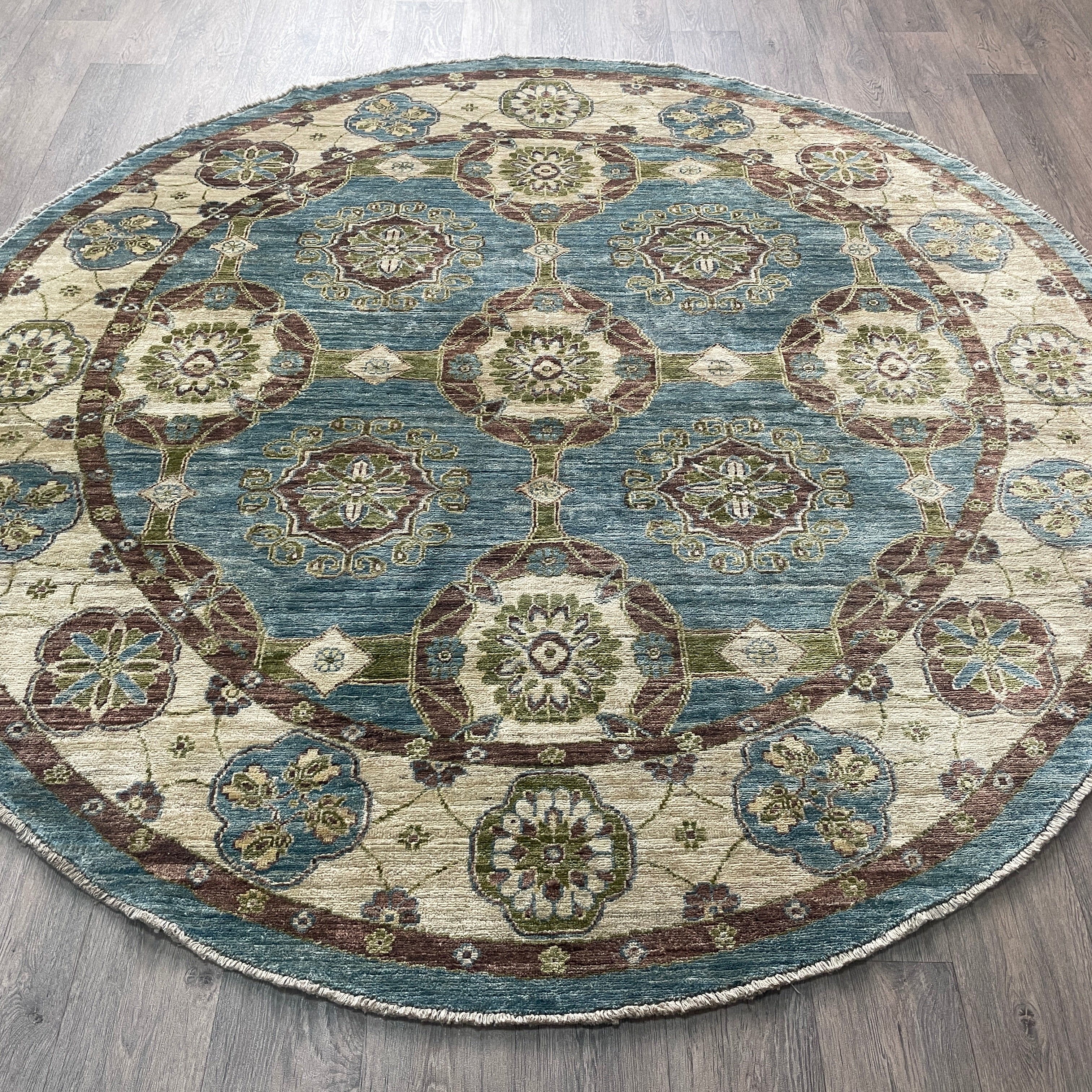 Afghan Ziegler Round Rug