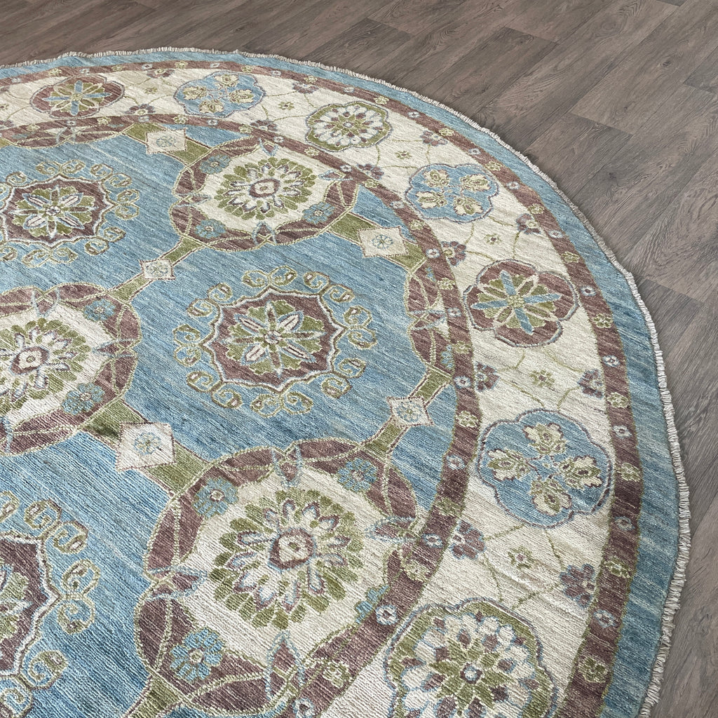 Afghan Ziegler Round Rug