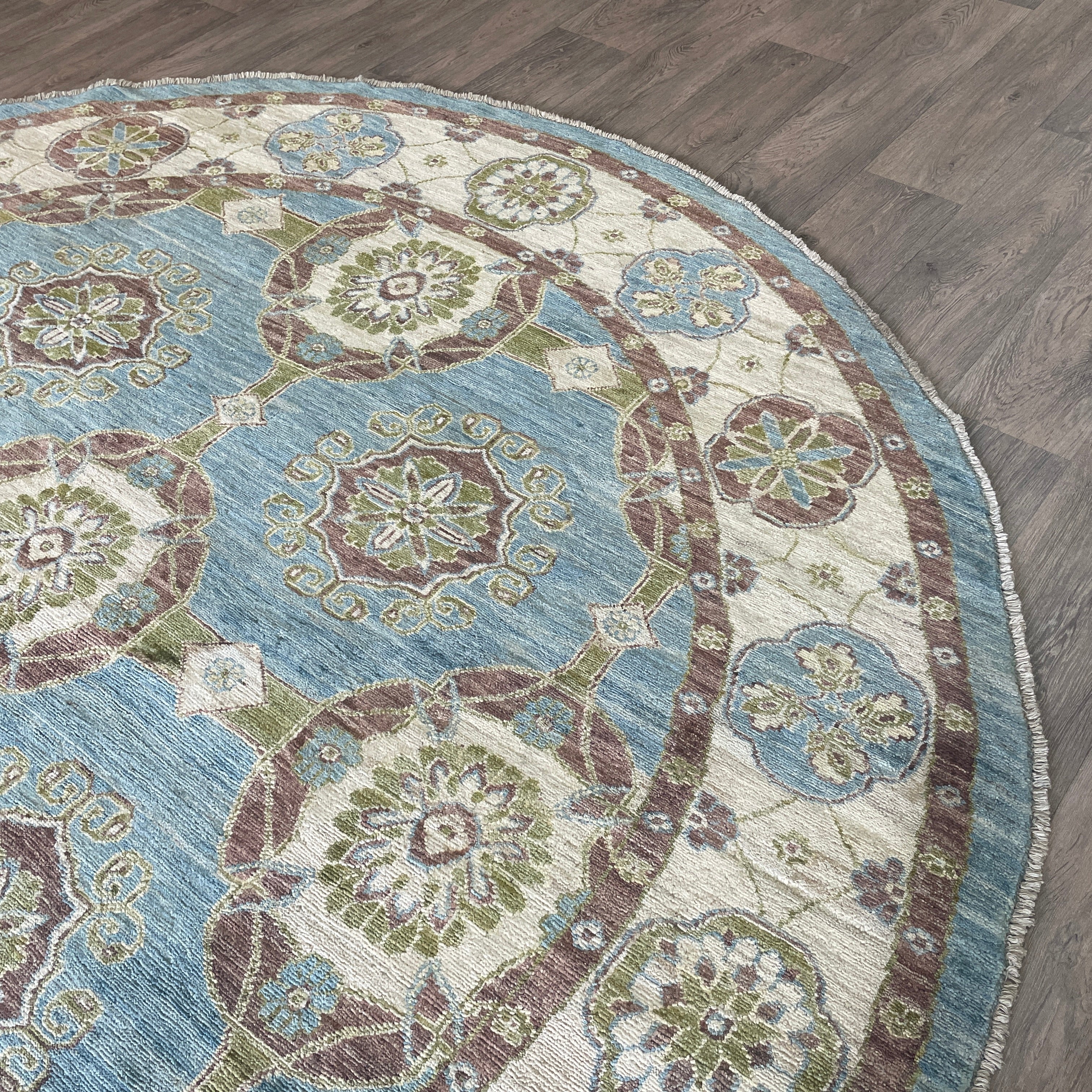 Afghan Ziegler Round Rug
