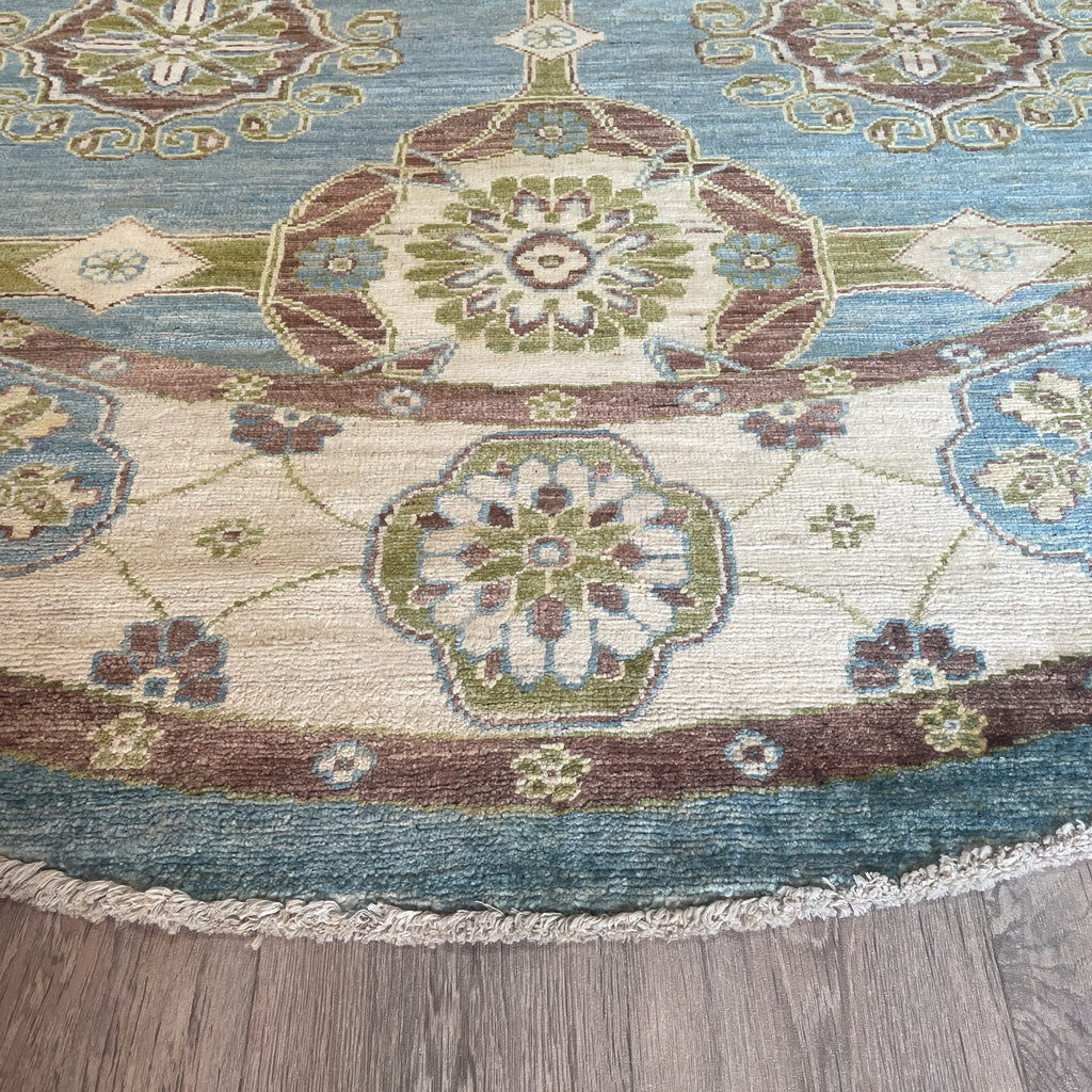 Afghan Ziegler Round Rug