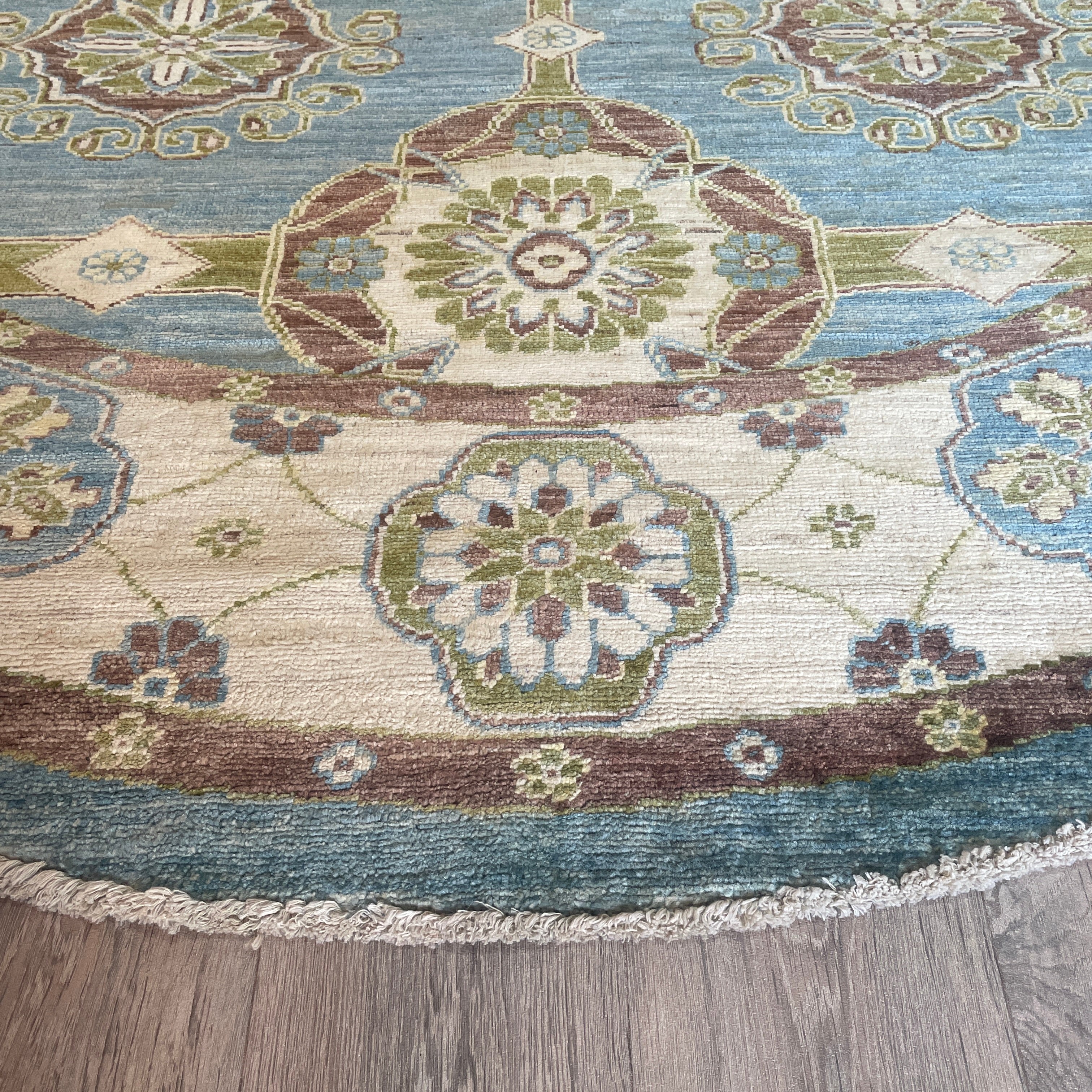 Afghan Ziegler Round Rug