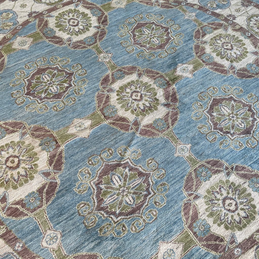 Afghan Ziegler Round Rug