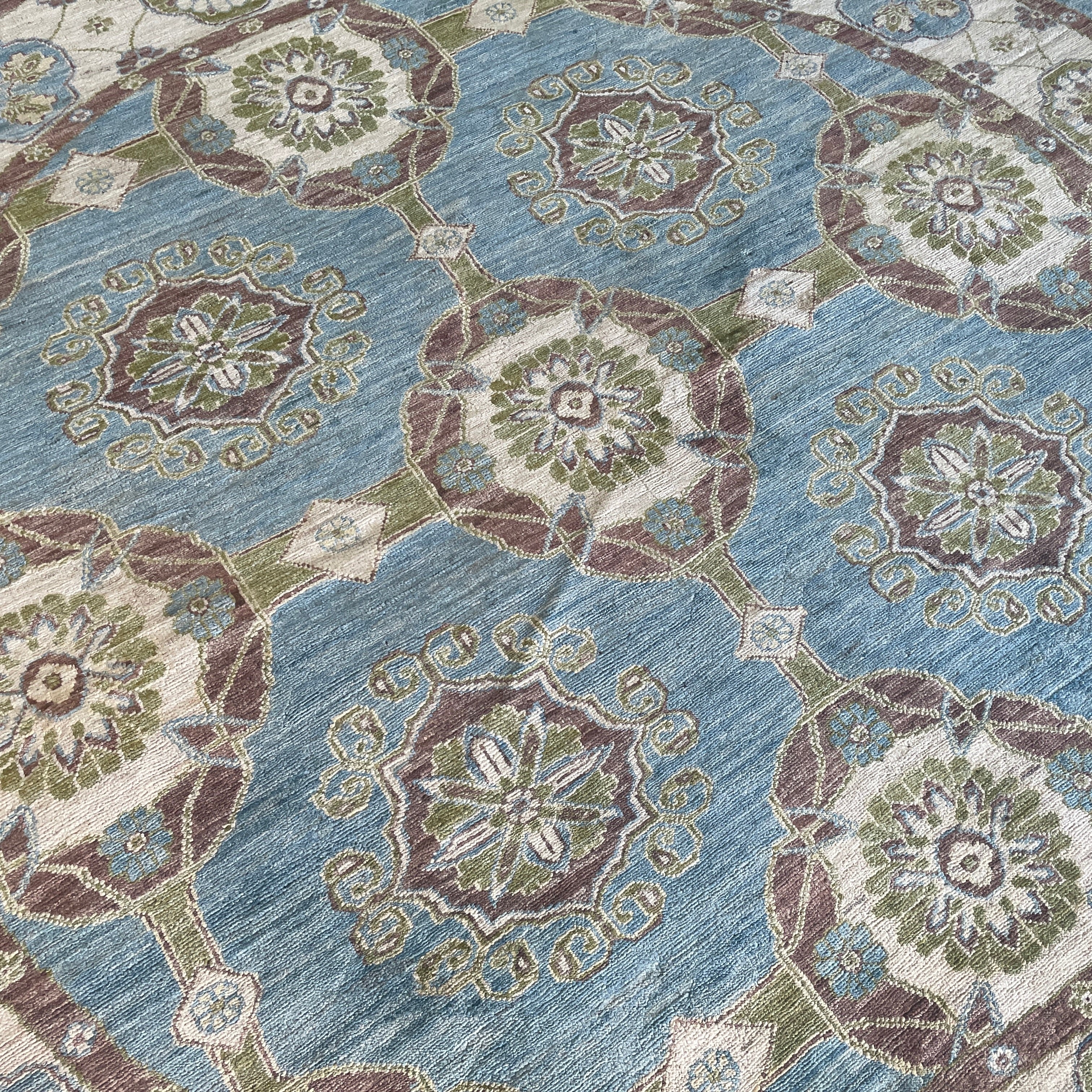 Afghan Ziegler Round Rug