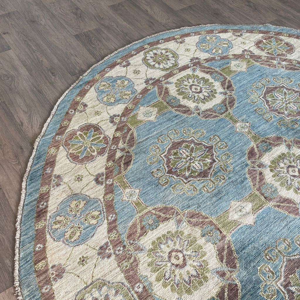 Afghan Ziegler Round Rug