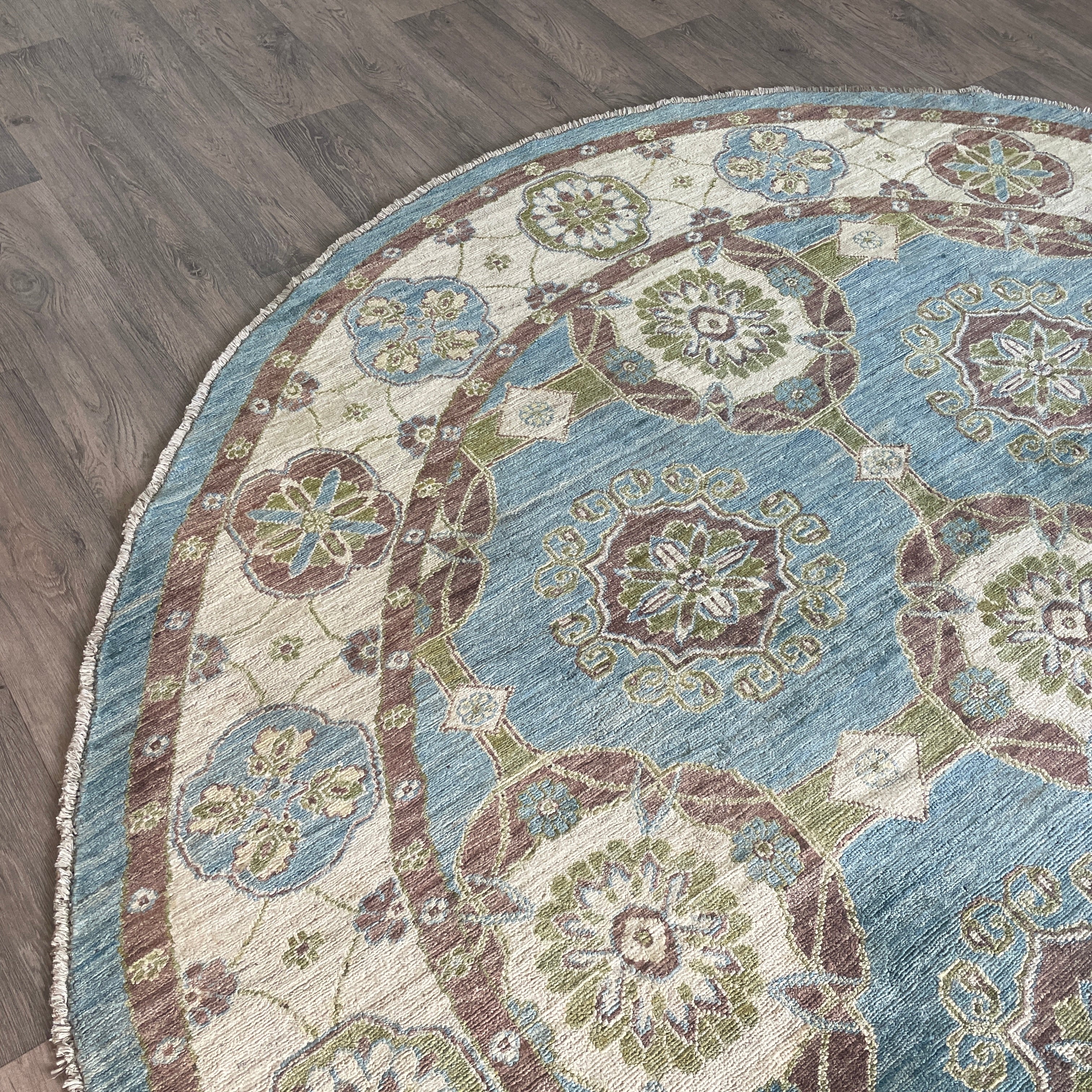 Afghan Ziegler Round Rug