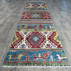 306 x 83 cm | Afghan Khorjin Runner