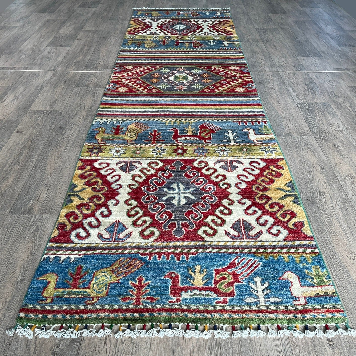 306 x 83 cm | Afghan Khorjin Runner