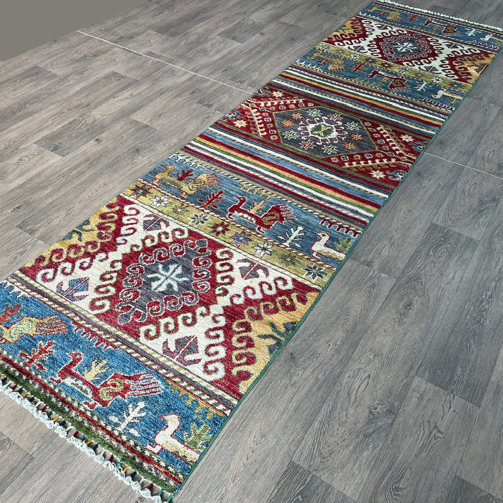 306 x 83 cm | Afghan Khorjin Runner