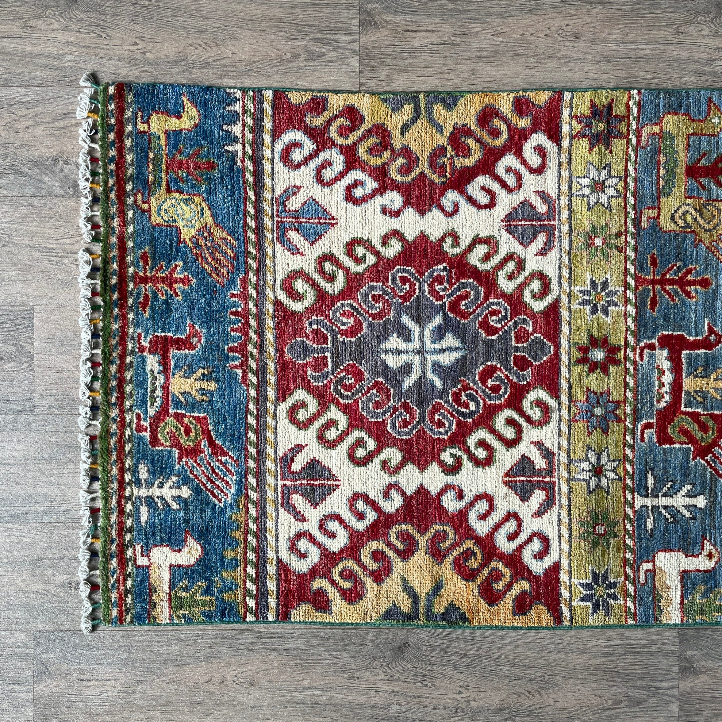 306 x 83 cm | Afghan Khorjin Runner