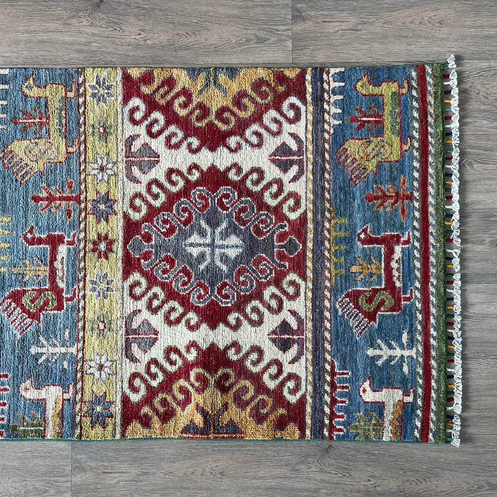 306 x 83 cm | Afghan Khorjin Runner