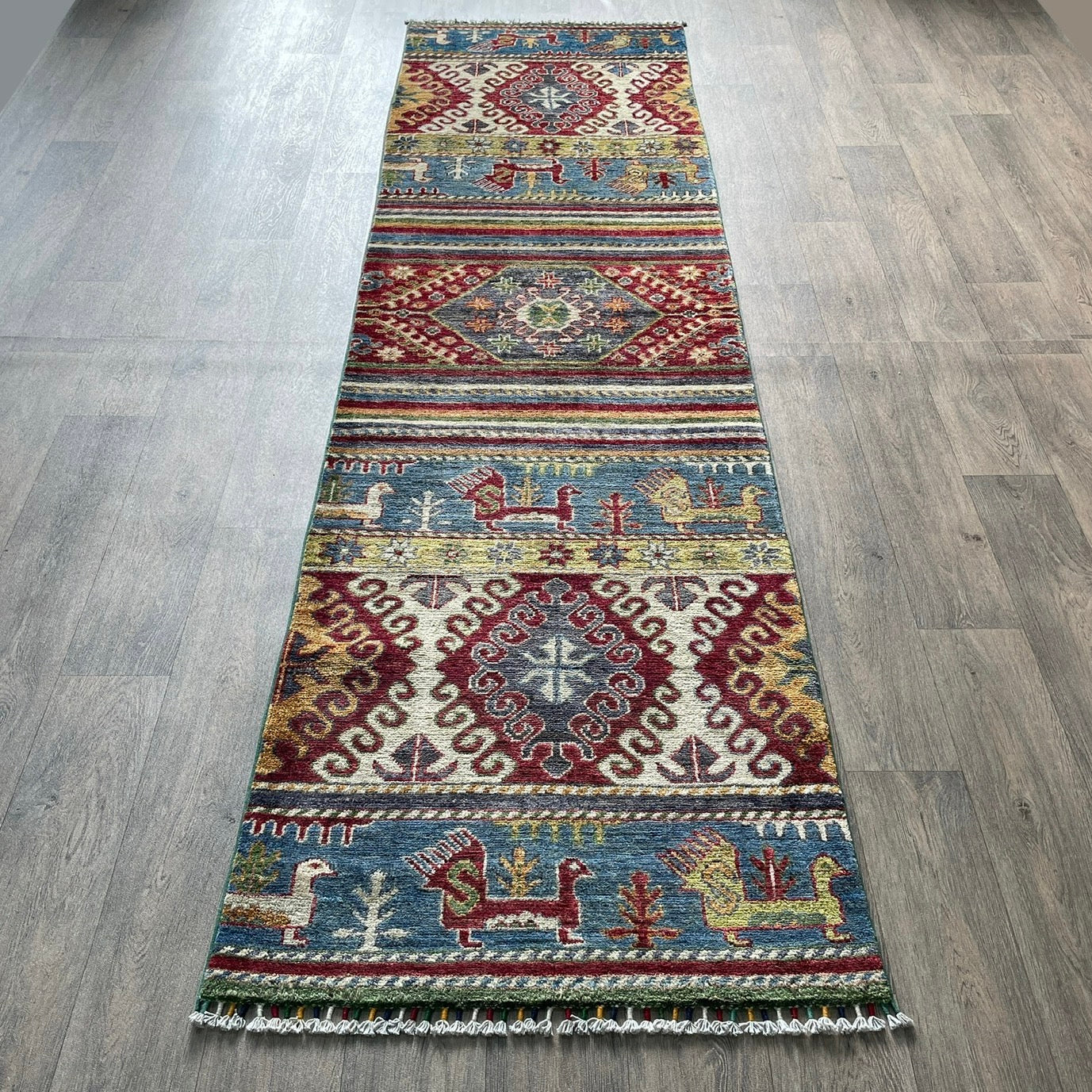 306 x 83 cm | Afghan Khorjin Runner