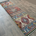 306 x 83 cm | Afghan Khorjin Runner
