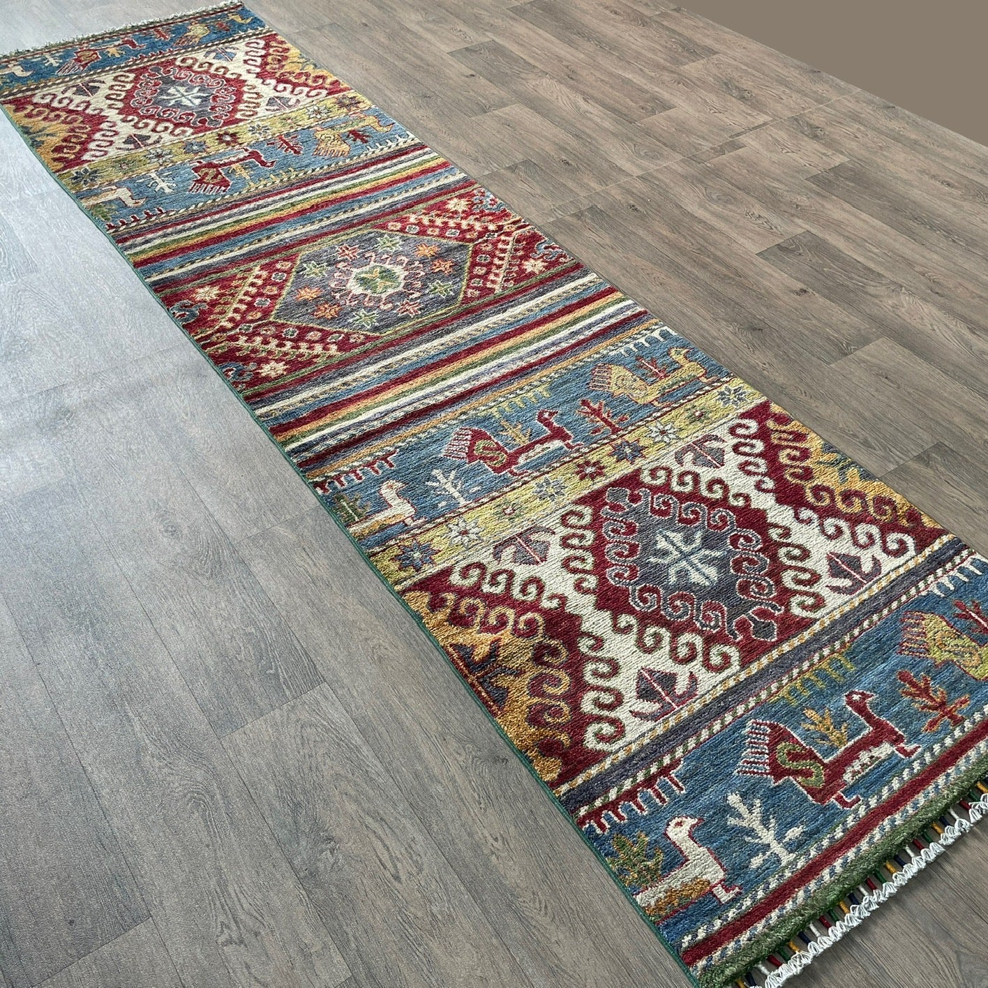 306 x 83 cm | Afghan Khorjin Runner