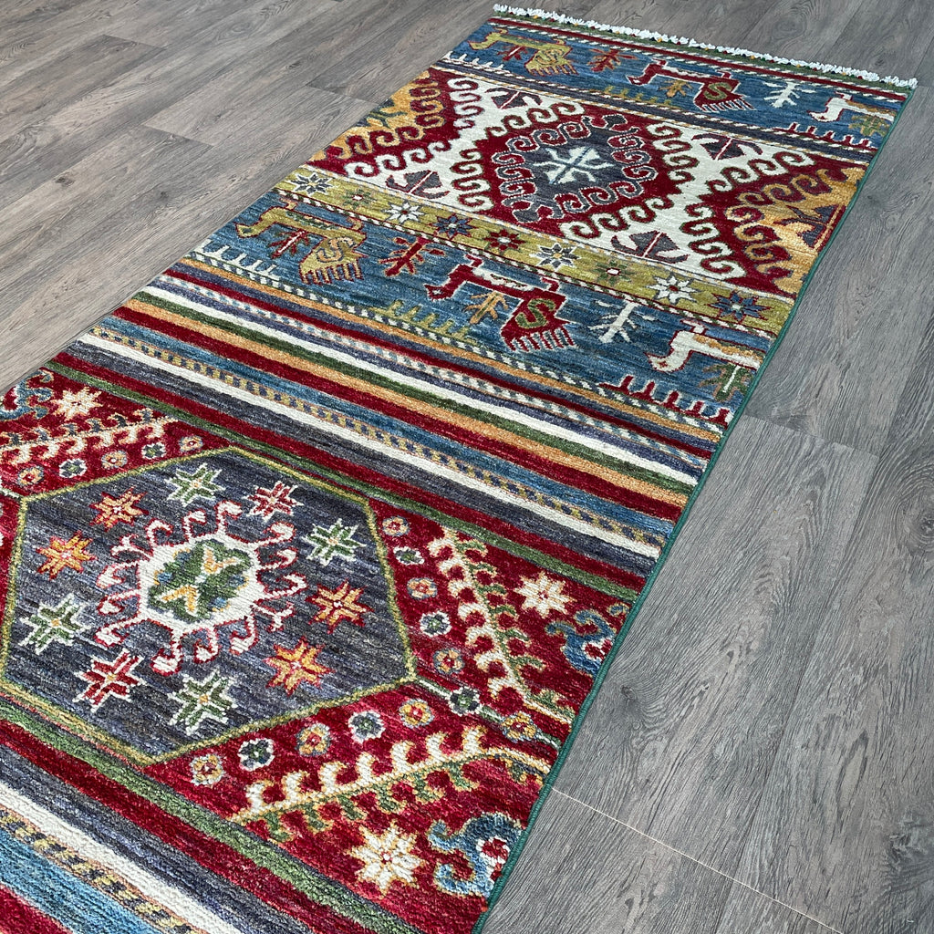 306 x 83 cm | Afghan Khorjin Runner