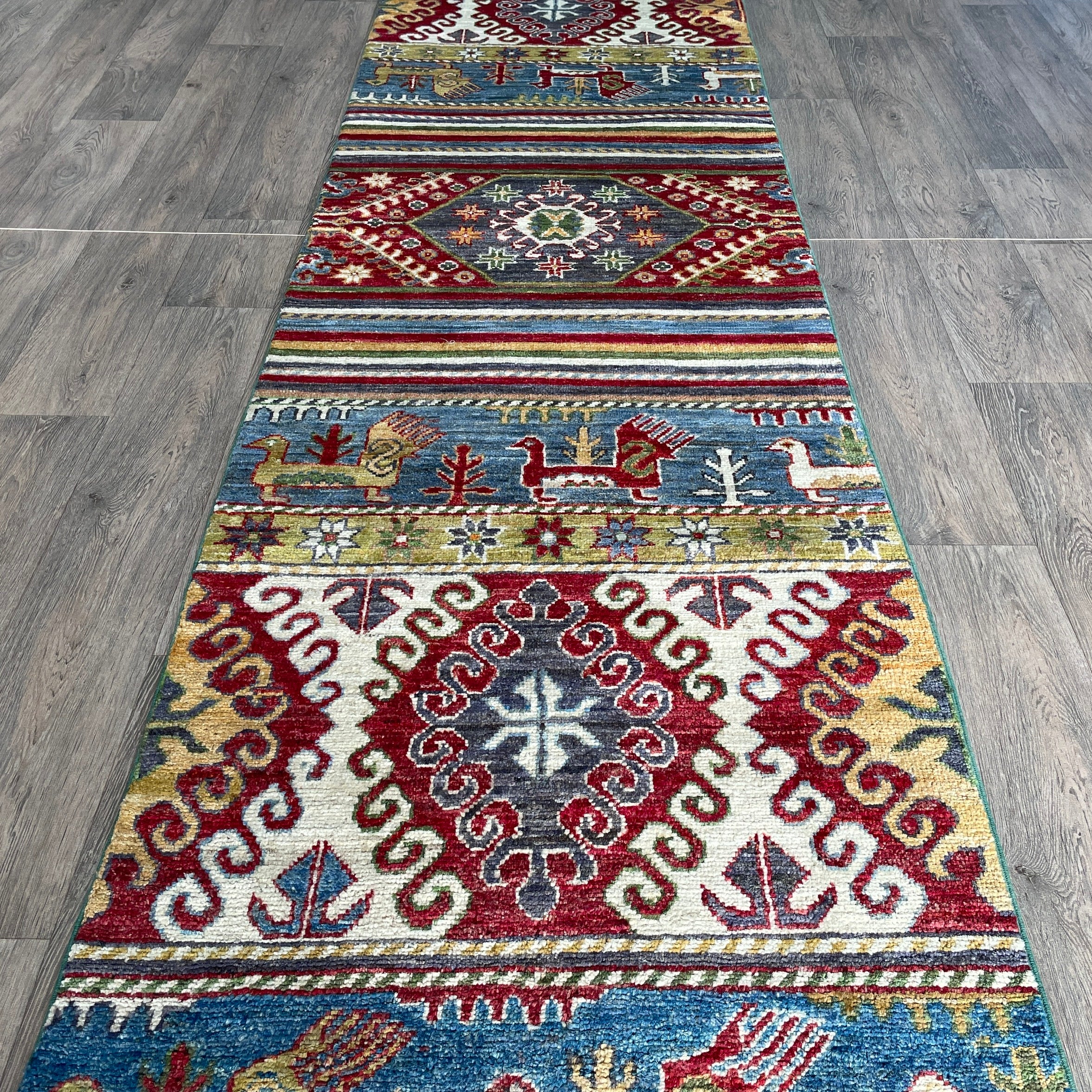 306 x 83 cm | Afghan Khorjin Runner