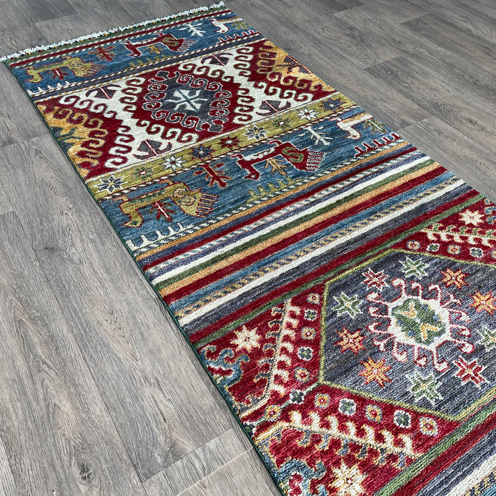 306 x 83 cm | Afghan Khorjin Runner