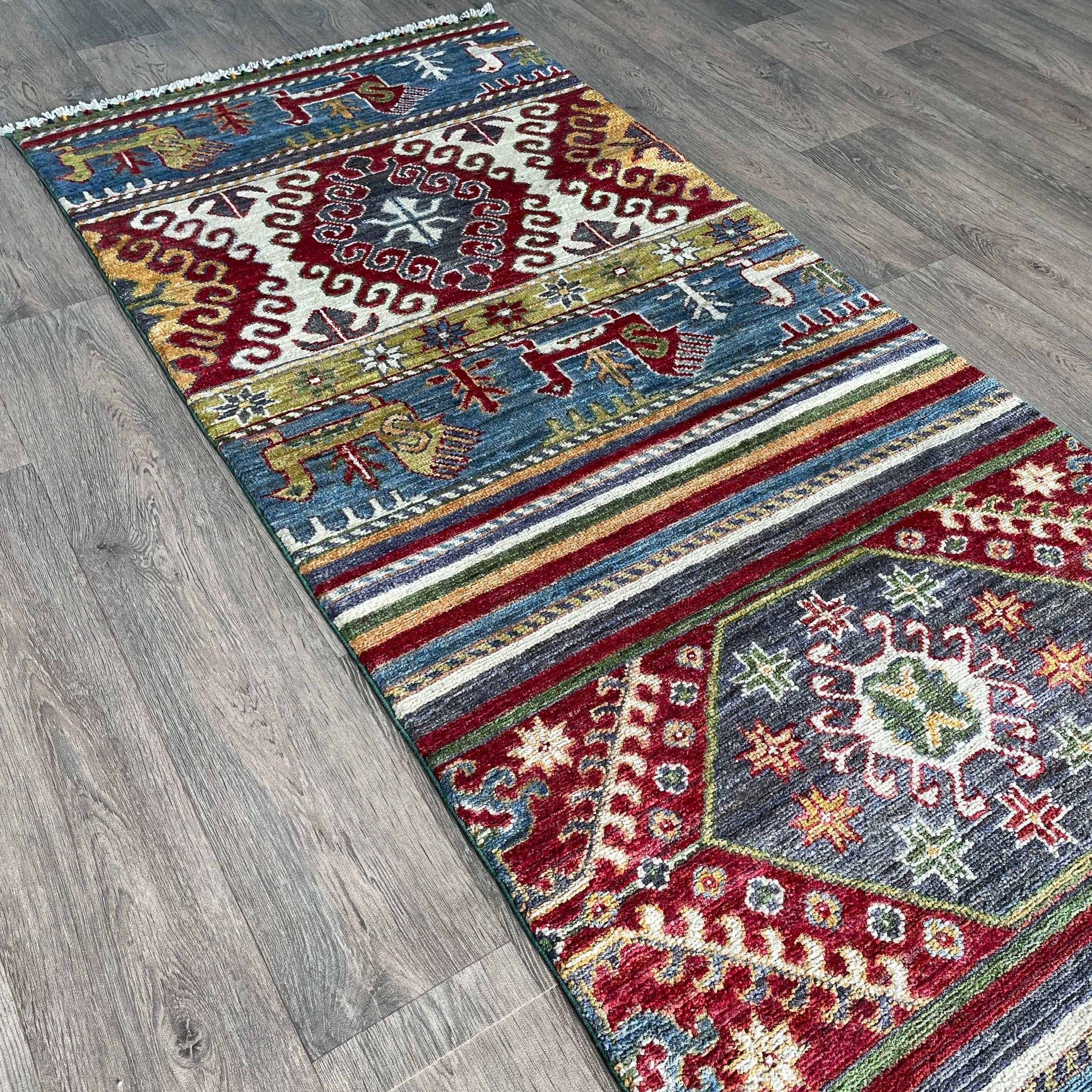 306 x 83 cm | Afghan Khorjin Runner
