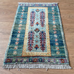 67 x 45 cm | Afghan Gabbeh Door Mat - Khorasan Rugs