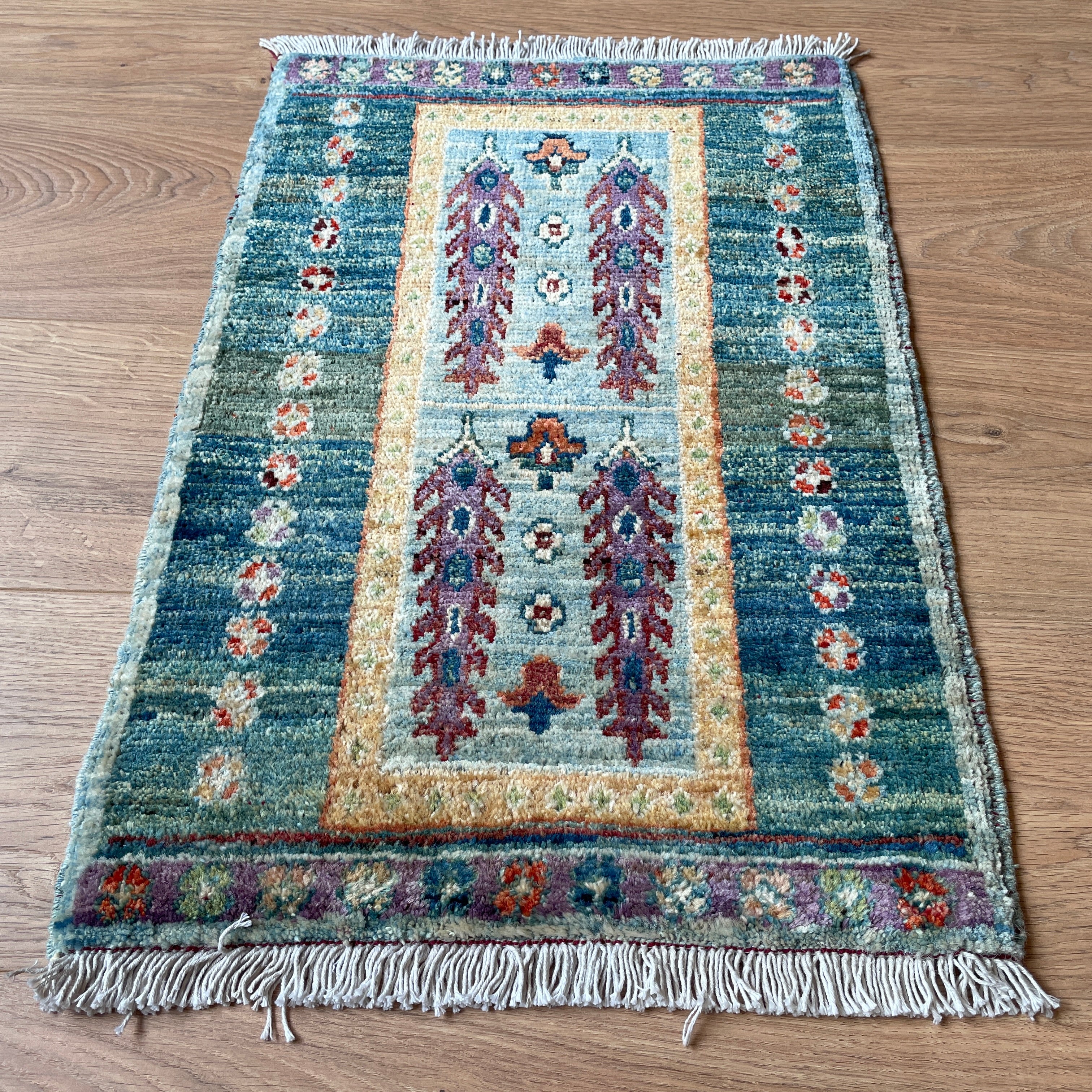 67 x 45 cm | Afghan Gabbeh Door Mat - Khorasan Rugs