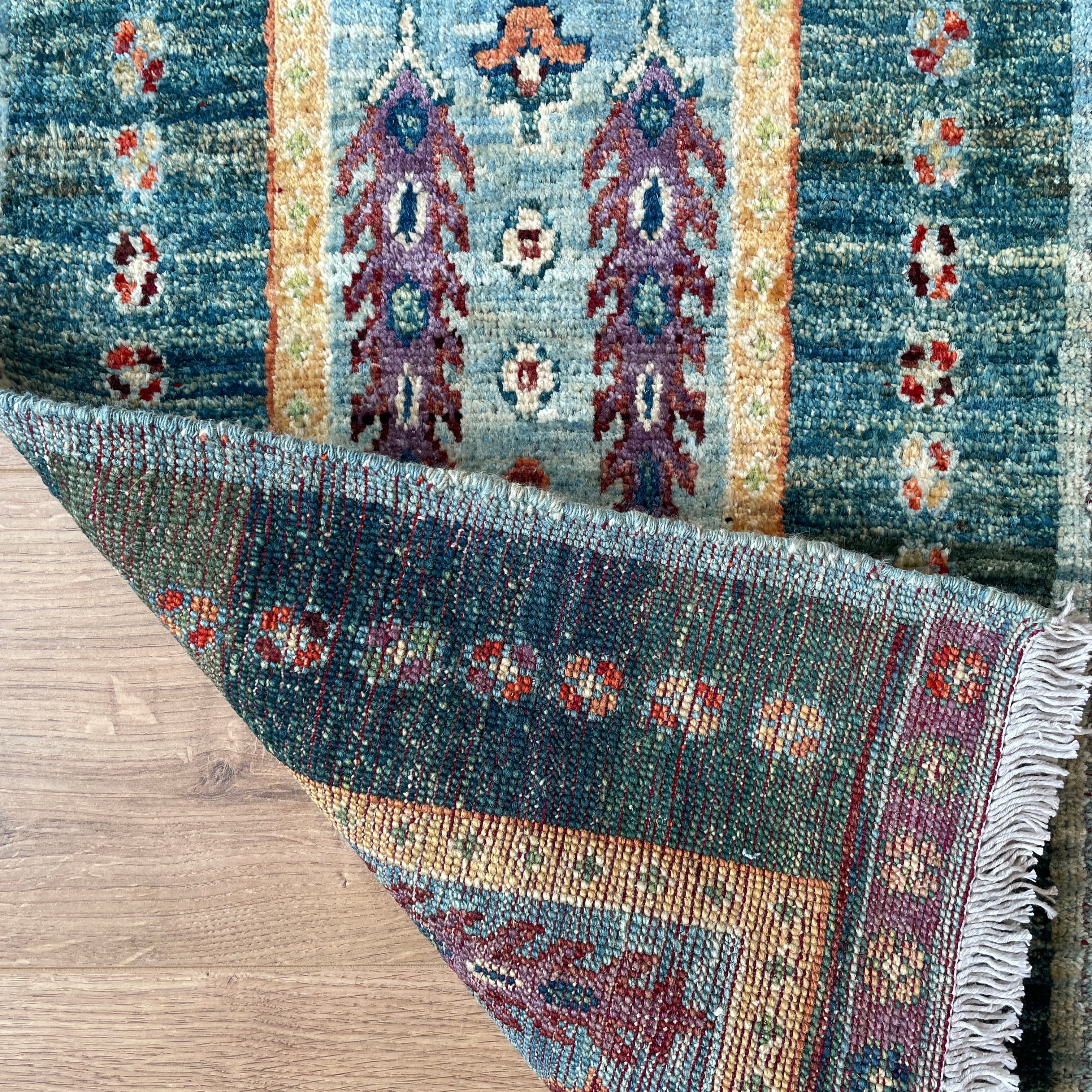 67 x 45 cm | Afghan Gabbeh Door Mat - Khorasan Rugs