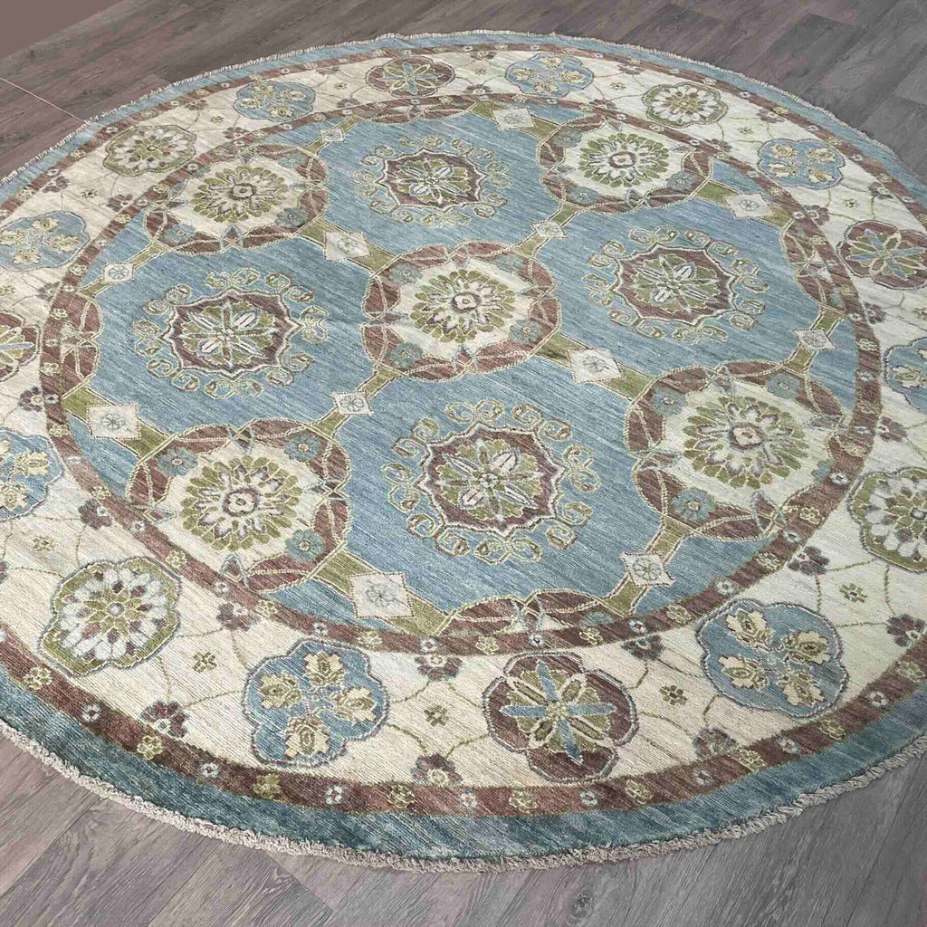 Afghan Ziegler Round Rug