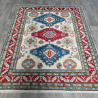 198 x 154 cm | Afghan Kazak Yakash Rug