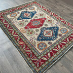 198 x 154 cm | Afghan Kazak Yakash Rug