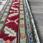 198 x 154 cm | Afghan Kazak Yakash Rug
