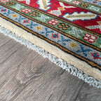 198 x 154 cm | Afghan Kazak Yakash Rug