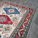 198 x 154 cm | Afghan Kazak Yakash Rug