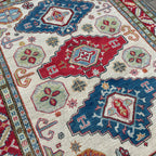 198 x 154 cm | Afghan Kazak Yakash Rug