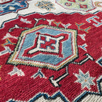 198 x 154 cm | Afghan Kazak Yakash Rug