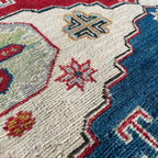 198 x 154 cm | Afghan Kazak Yakash Rug