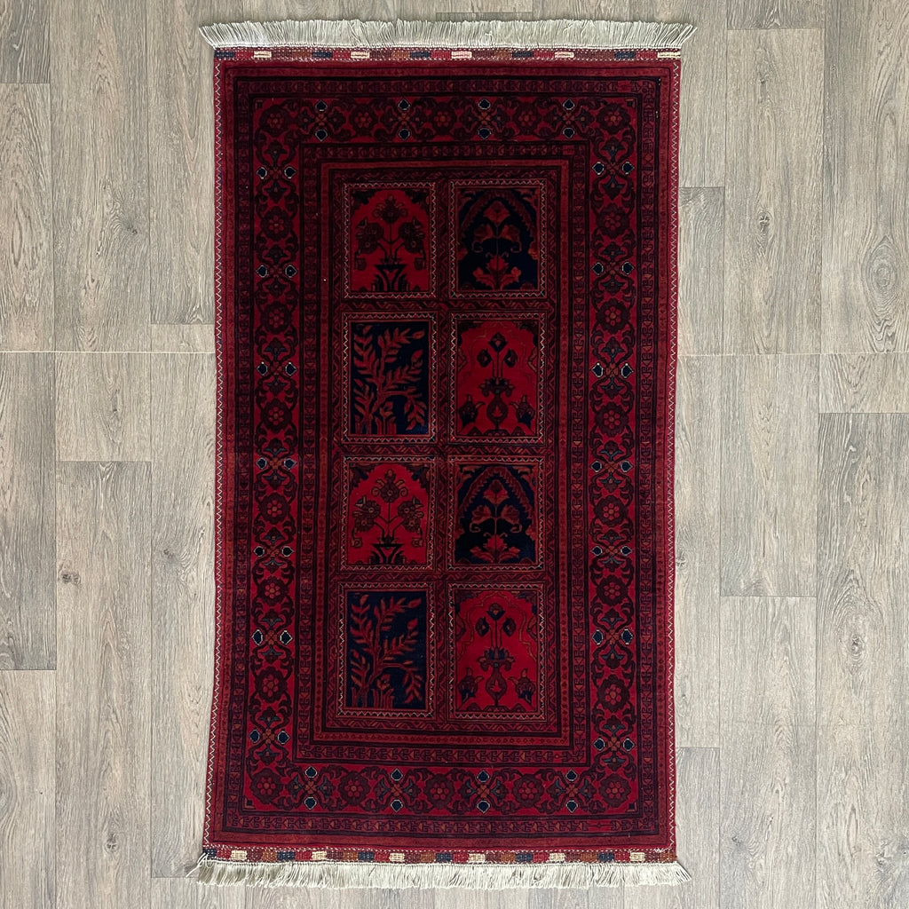Fine Afghan Khal Muhammadi Rug (Belgian Wool)