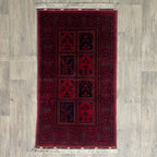 Fine Afghan Khal Muhammadi Rug (Belgian Wool)