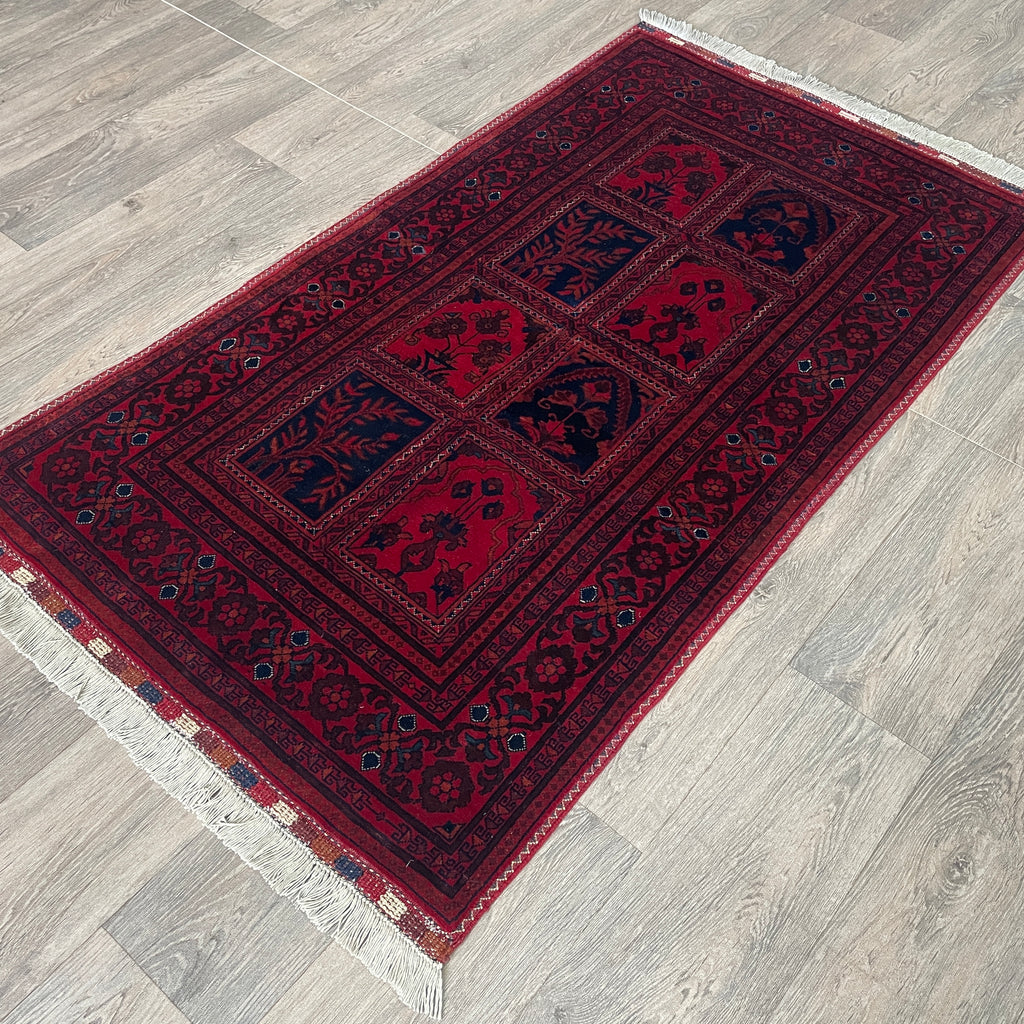 Fine Afghan Khal Muhammadi Rug (Belgian Wool)