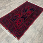 Fine Afghan Khal Muhammadi Rug (Belgian Wool)