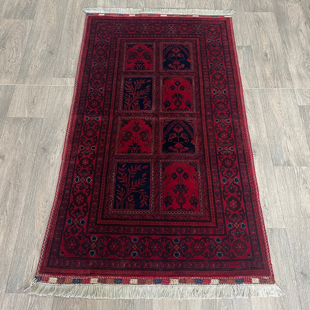 Fine Afghan Khal Muhammadi Rug (Belgian Wool)